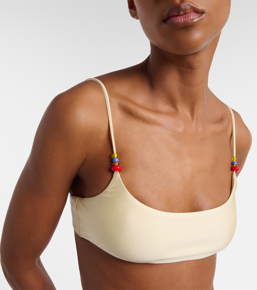  Jade Swim Jade Swim Muse Beaded Bikini Top 