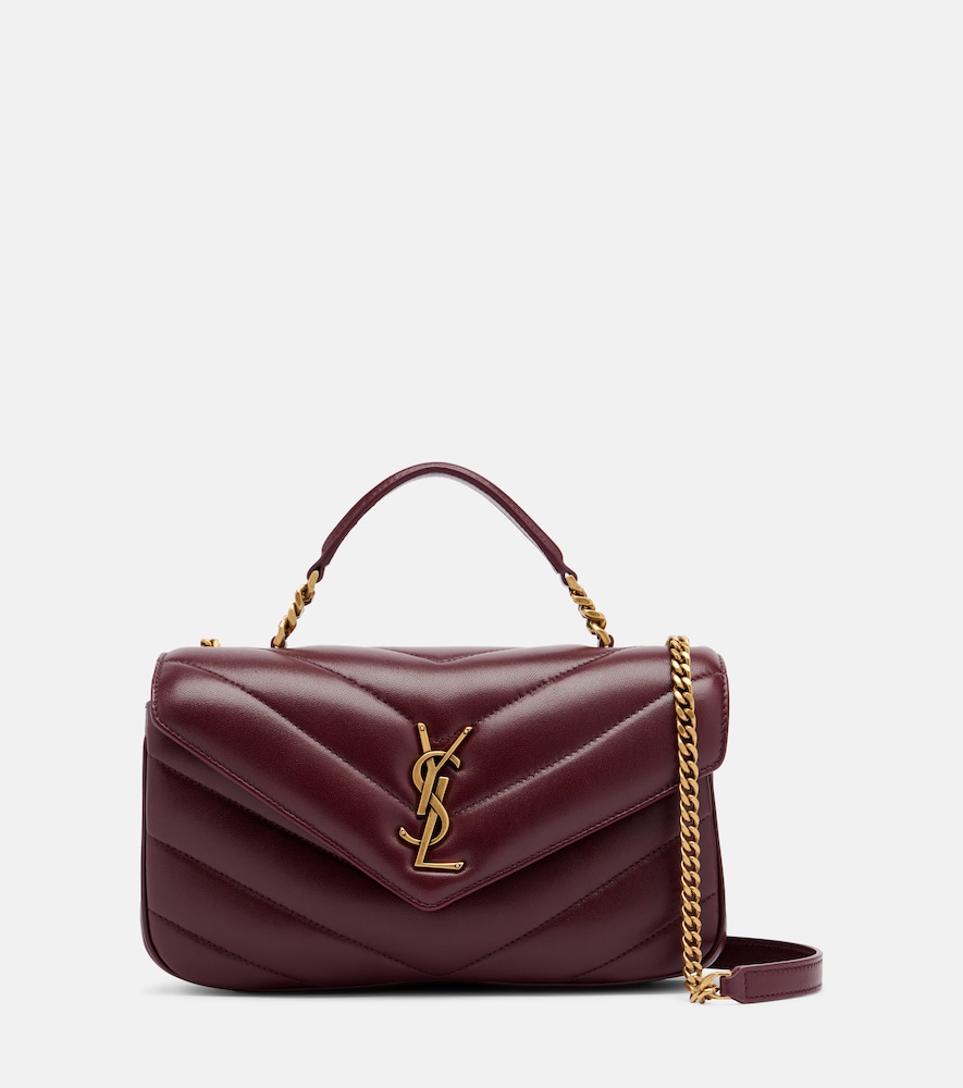 Saint Laurent Loulou Medium leather top-handle bag