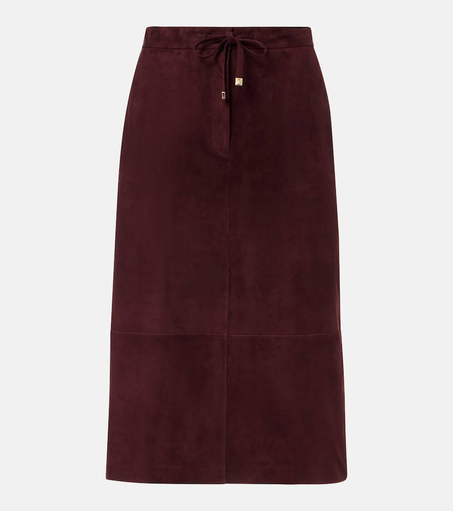 'S Max Mara Suede midi skirt