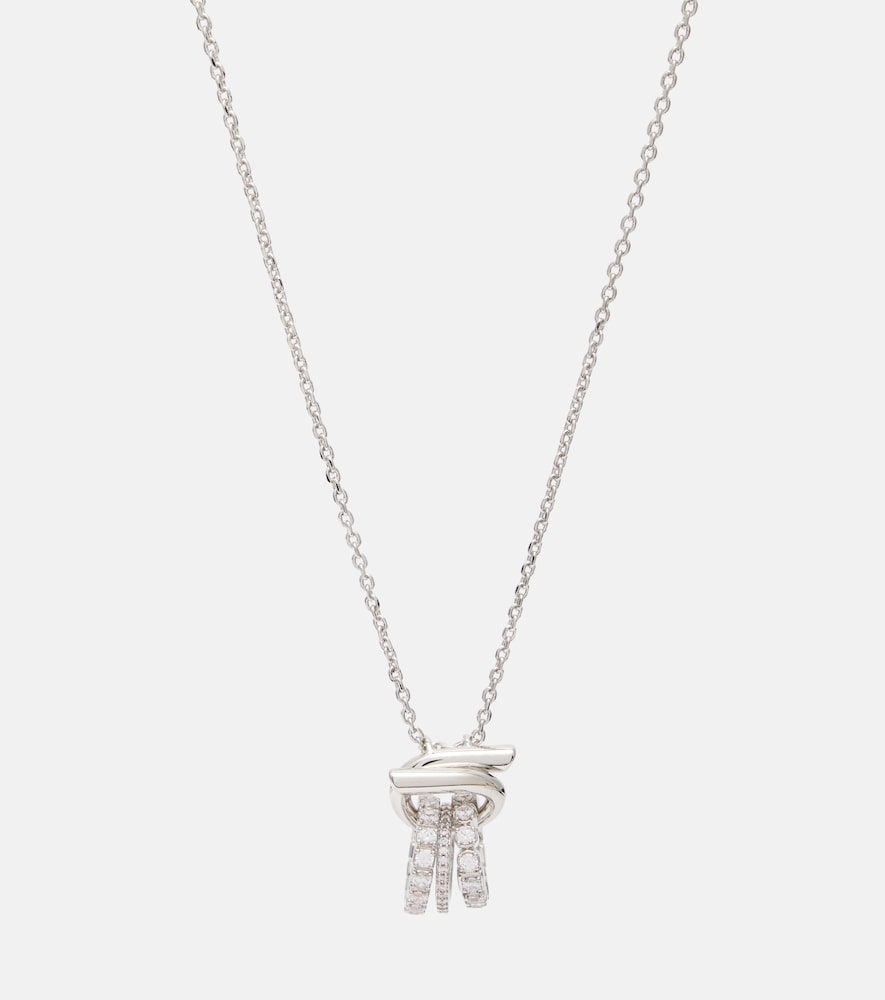 Ferragamo Gancini crystal-embellished necklace - Women's Jewelry And Watches