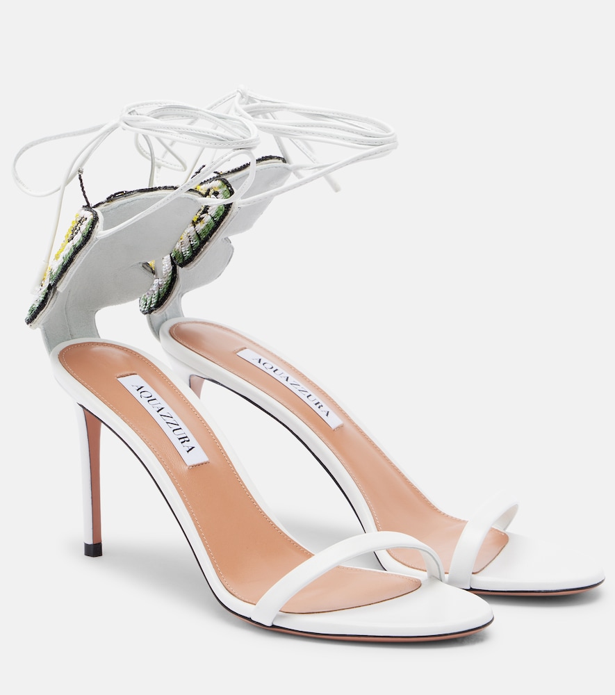 Aquazzura Papillon D'Amour leather sandals - Women's Clothing