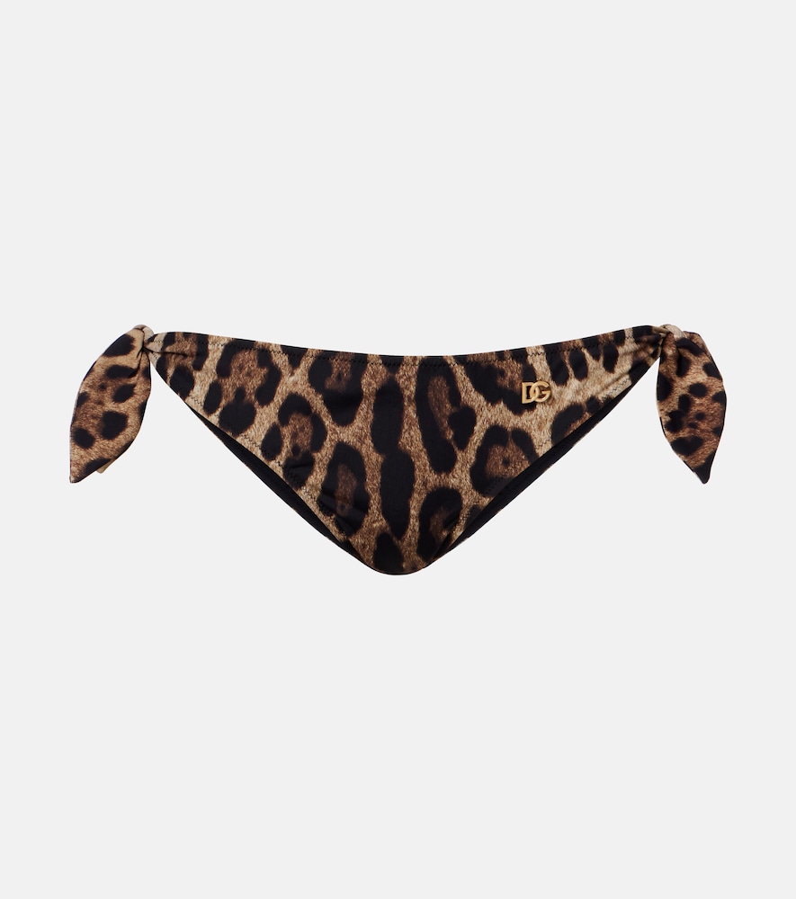 Dolce & Gabbana eopard-print bikini bottoms