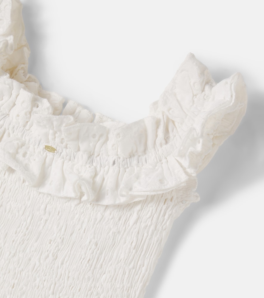  Poupette St Barth Kids Poupette St Barth Kids Kleid Suzanne Aus Baumwolle 