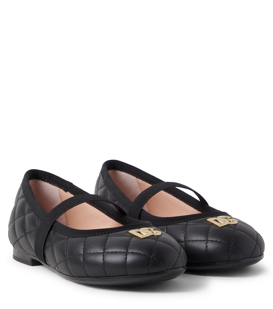 Ballerine DG in pelle trapuntata