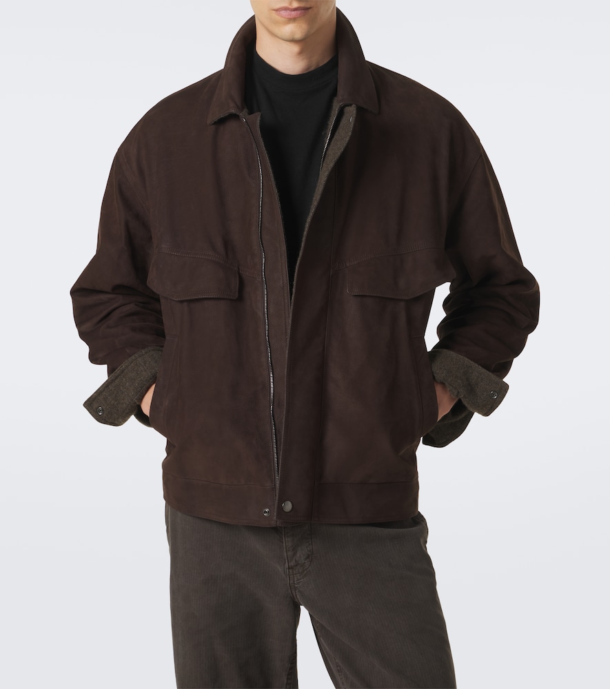 Vana Reversible Leather Blouson Jacket