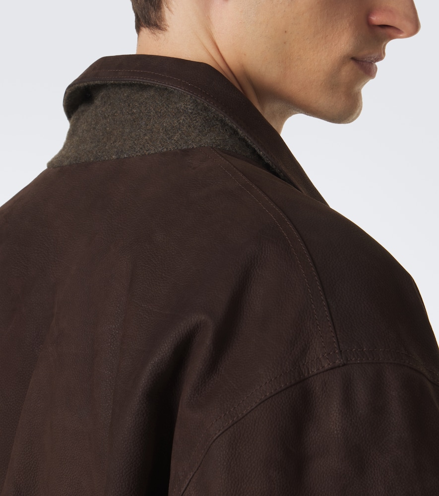 Vana Reversible Leather Blouson Jacket