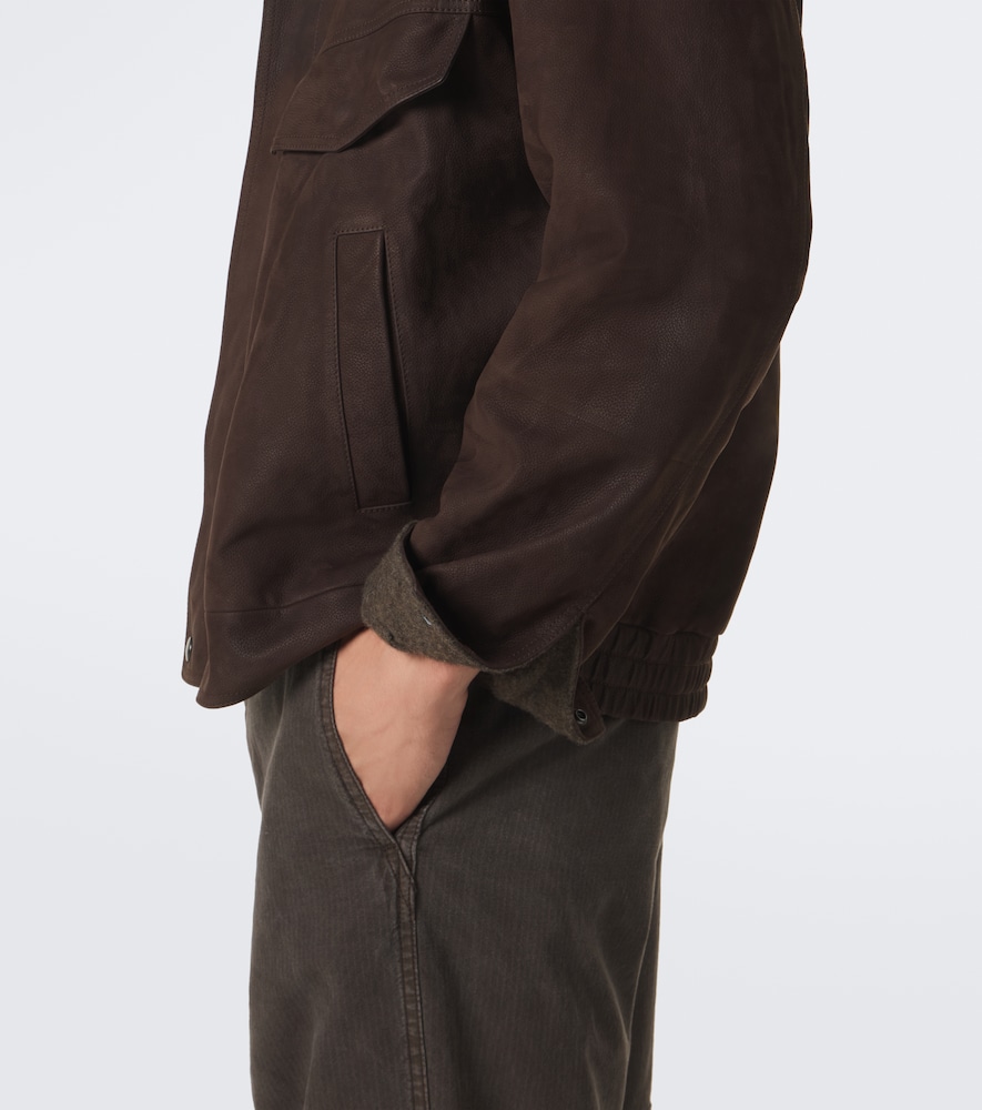 Vana Reversible Leather Blouson Jacket