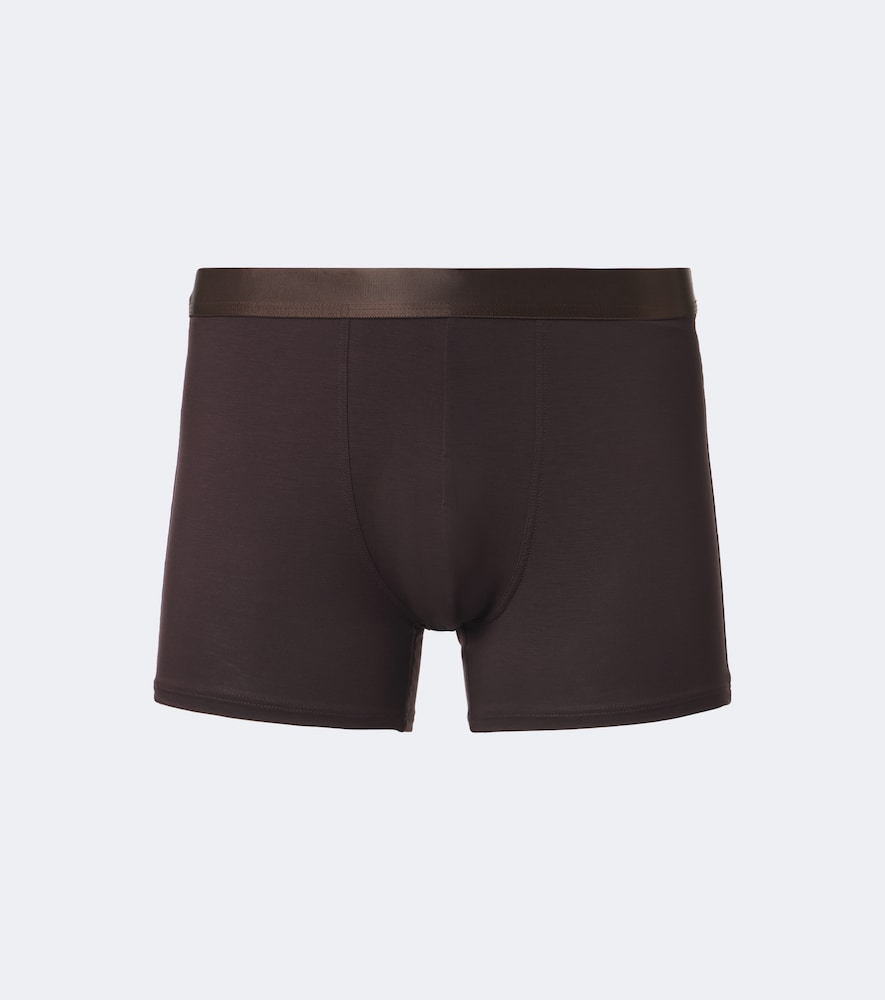 Cdlp Set Of 3 Jersey Boxer Briefs In Burgundy