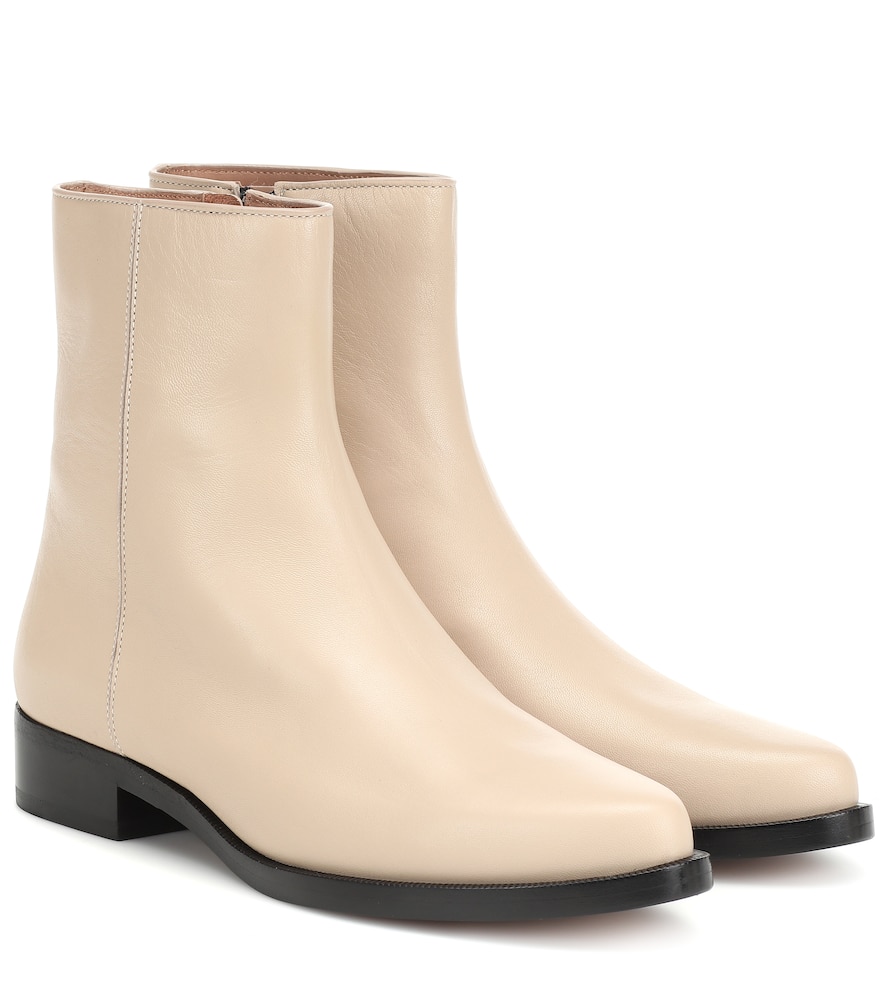 legres leather ankle boots