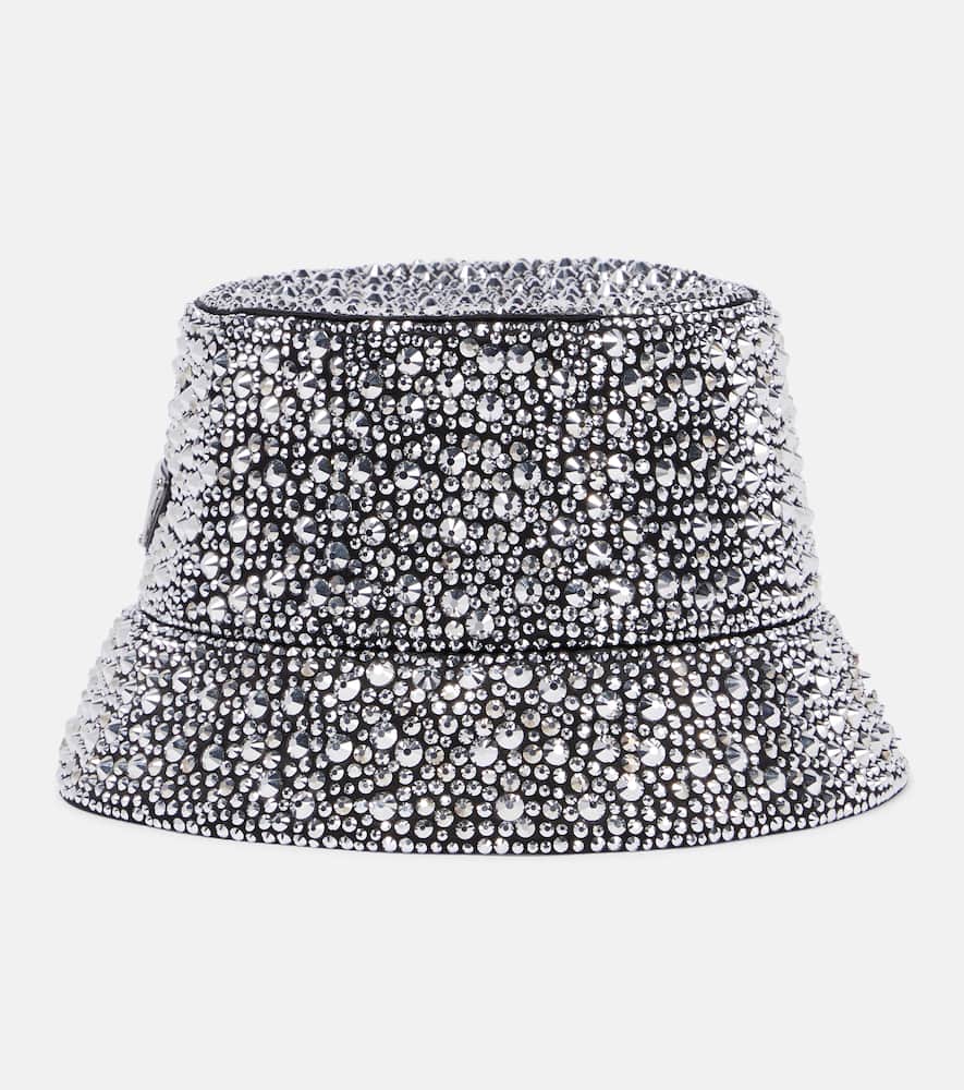 Prada Crystal-embellished bucket hat