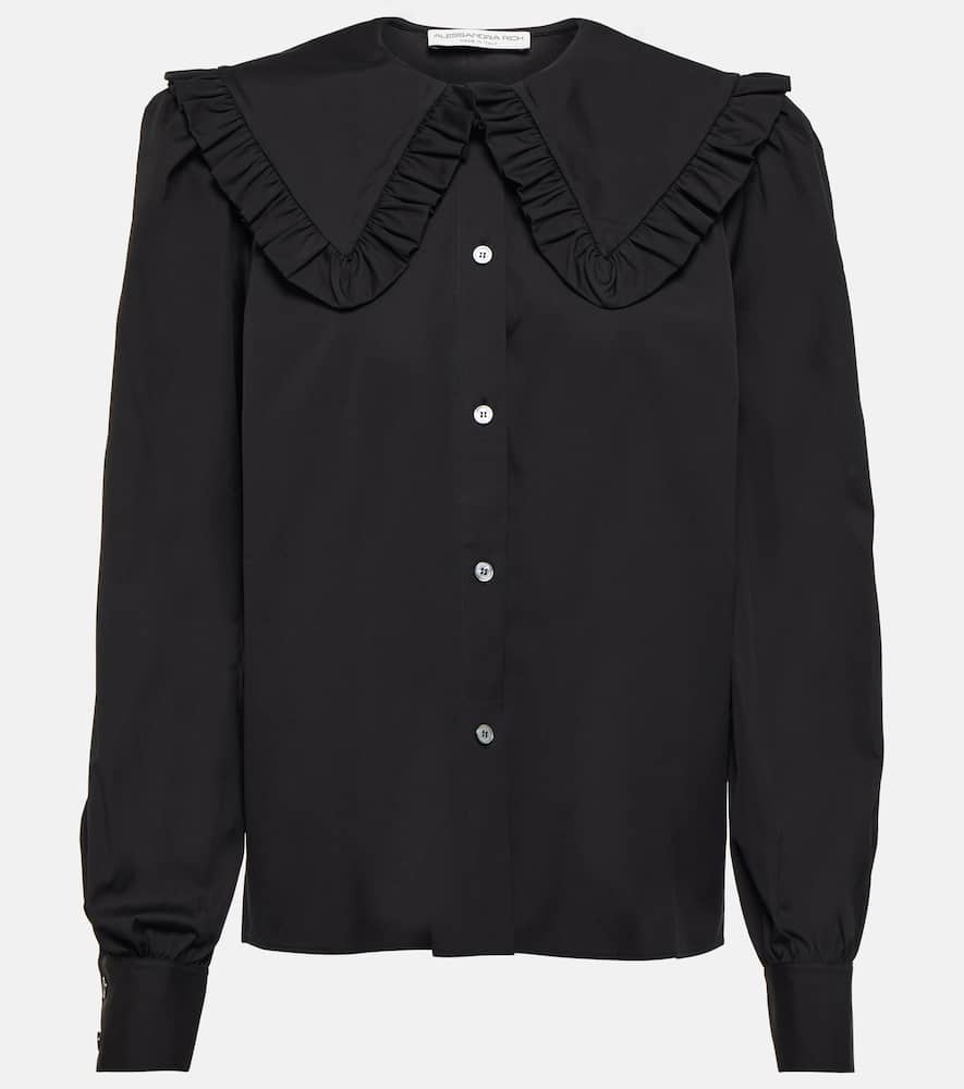 Alessandra Rich Cotton poplin blouse