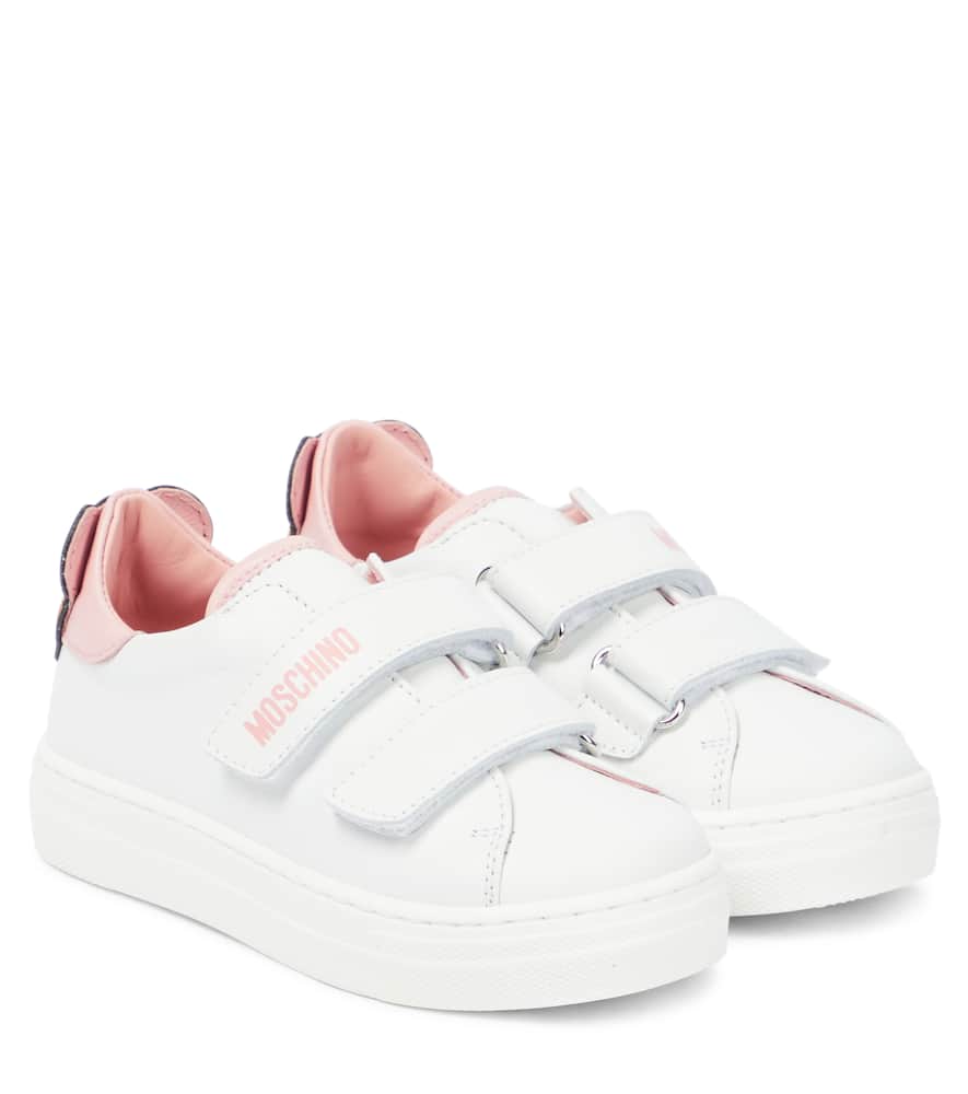 Moschino Kids Leather sneakers