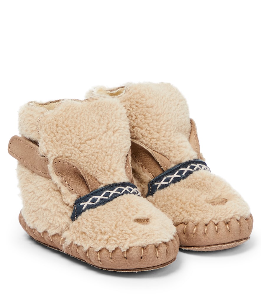 Donsje Baby Kapi faux shearing booties