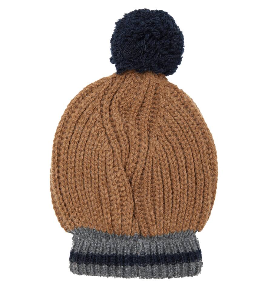 1+ In The Family Baby Sangei Wool-blend Beanie In Caramel