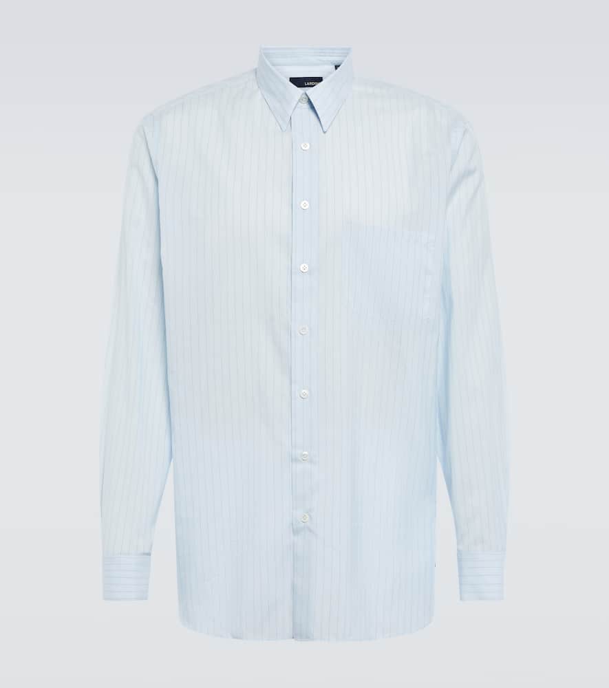 Lardini Cotton and silk long-sleeve shirt