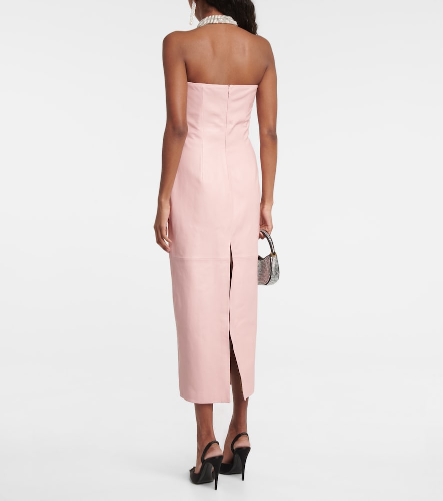  Magda Butrym Magda Butrym Midikleid Aus Leder 