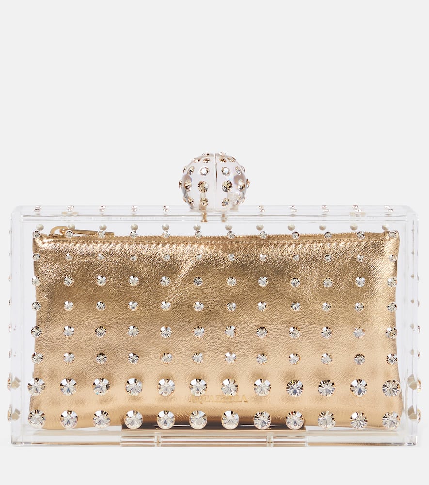 Tequila crystal-embellished clutch