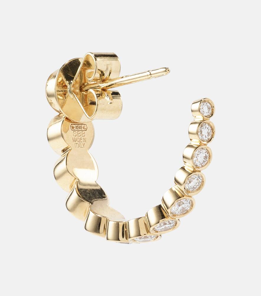 Sophie Bille Brahe Ohrringe Boucle Ensemble Aus 18kt Gelbgold Mit Diamanten In Gold
