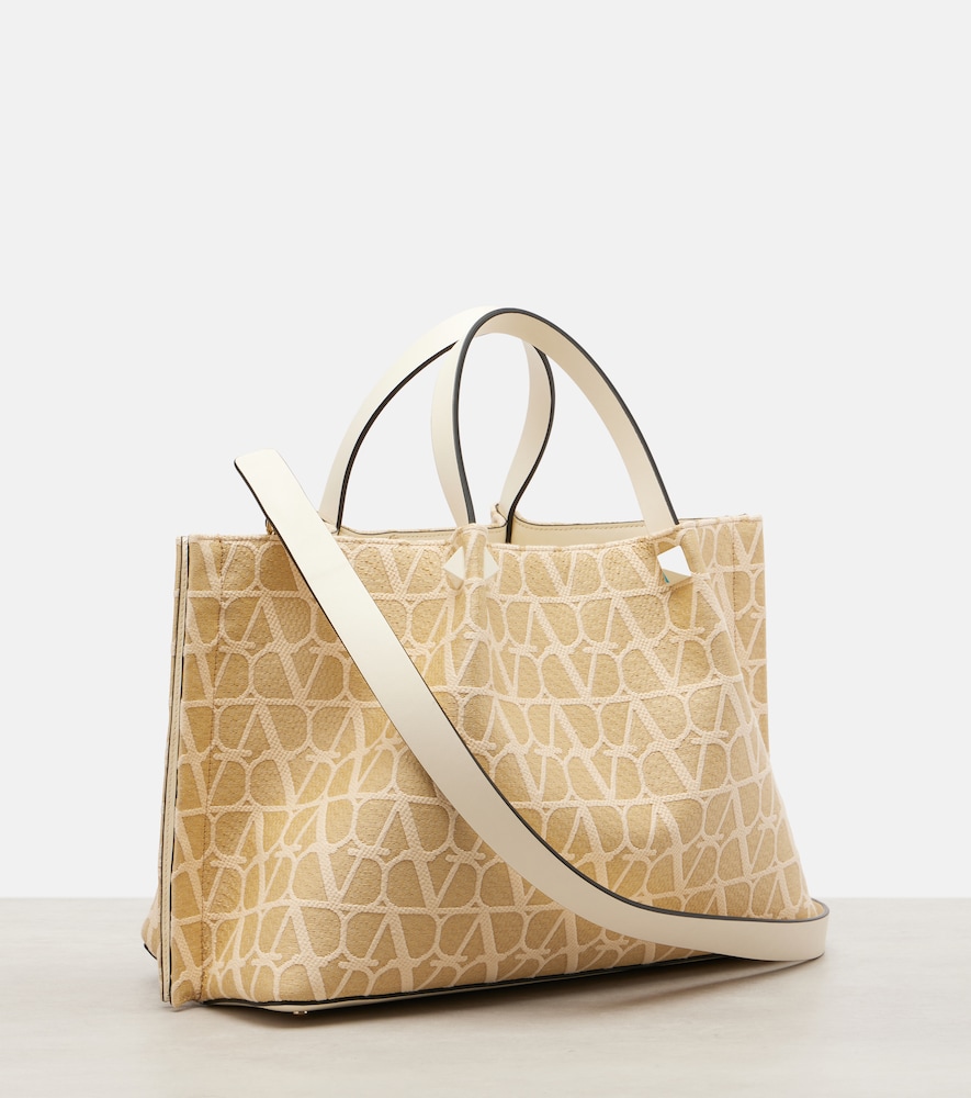  Valentino Garavani Valentino Garavani Tote Bag Vlogo Signature Toile Iconographe 