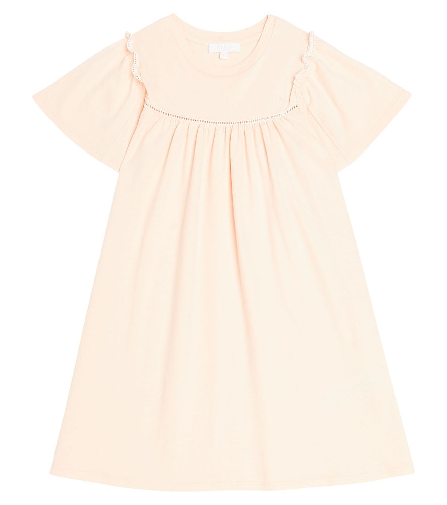 Chloé Kids Kleid aus Baumwolle