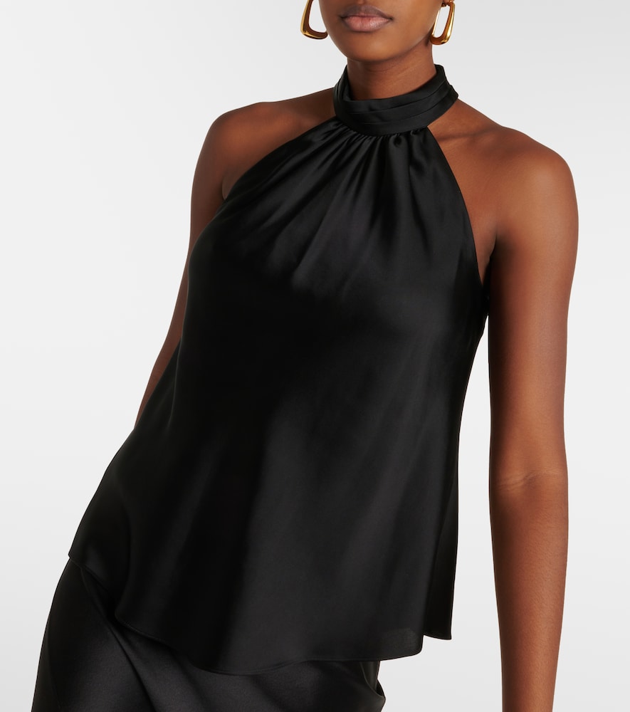 Simkhai Simkhai Thea Halterneck Satin Top 