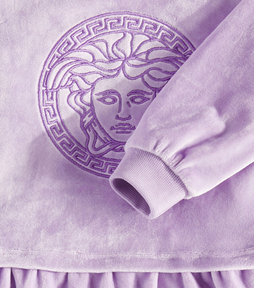  Versace Kids Versace Kids Baby Kleid Medusa Aus Samt 