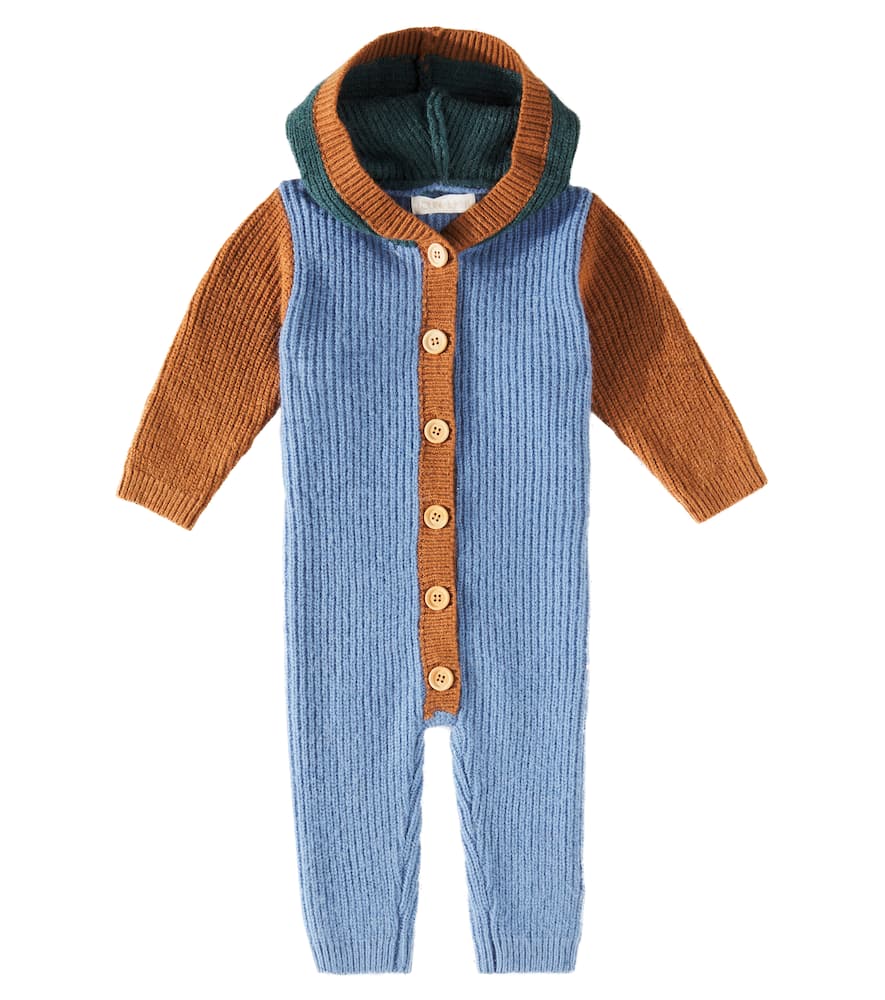 Louise Misha Baby Robin cotton and cashmere onesie