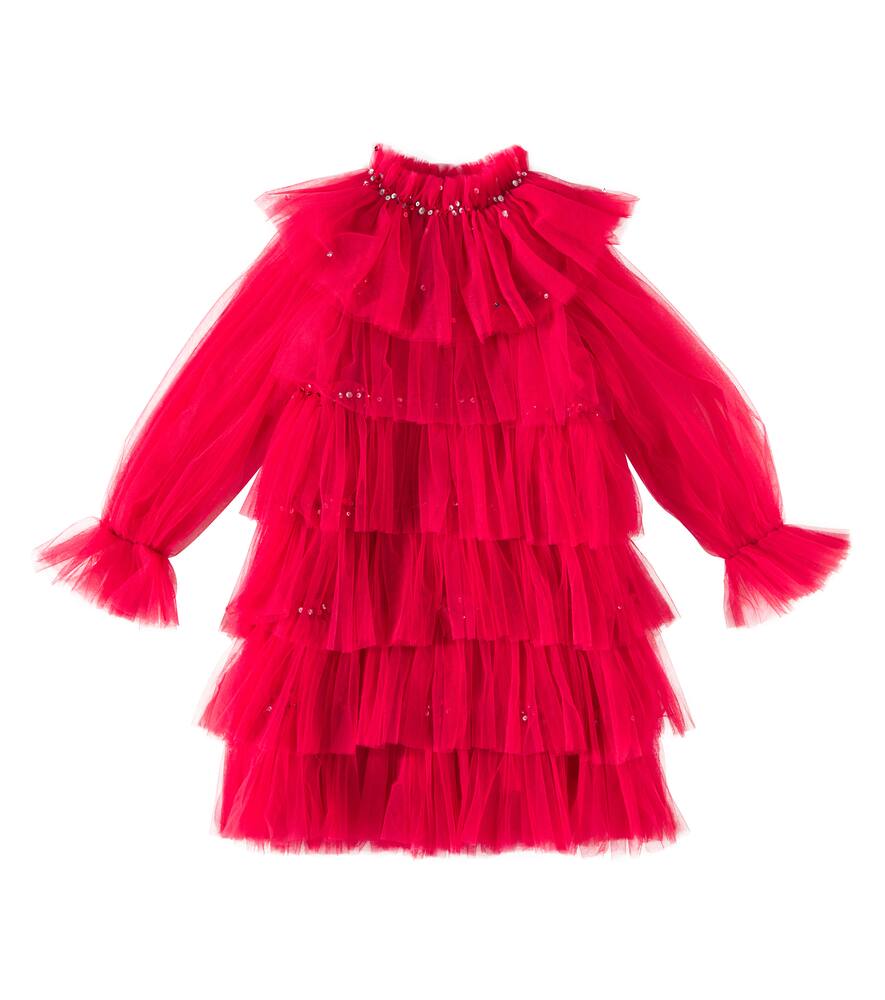 Tutu Du Monde Luminous ruffled tulle dress