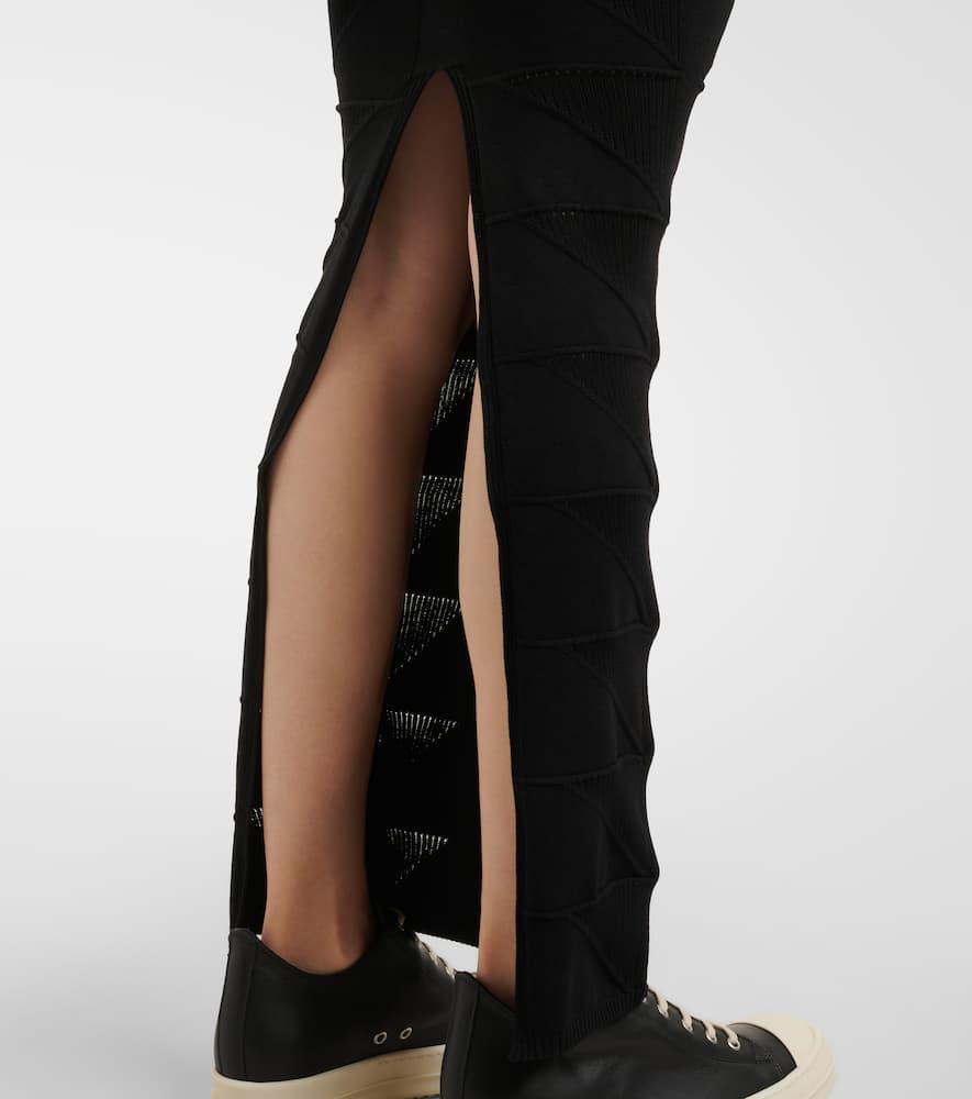 Rick Owens Amphora Maxi Dress In Black