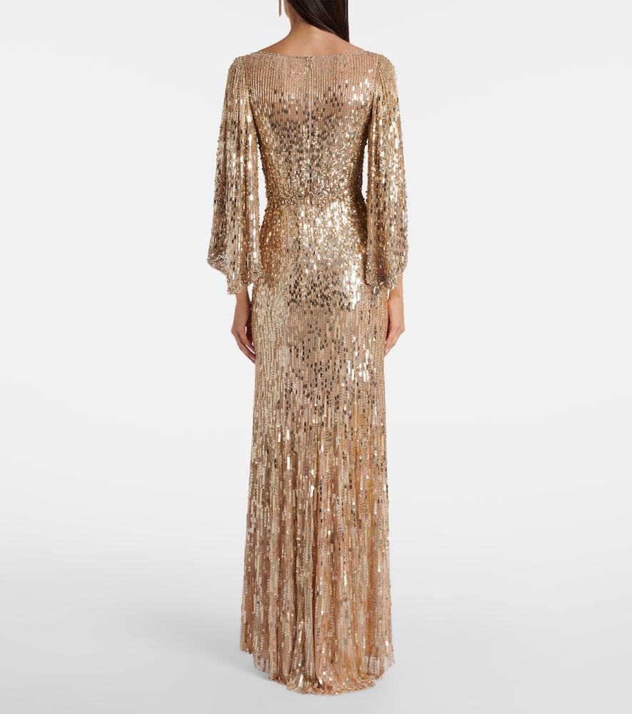  Jenny Packham Jenny Packham Ines Sequined Gown 