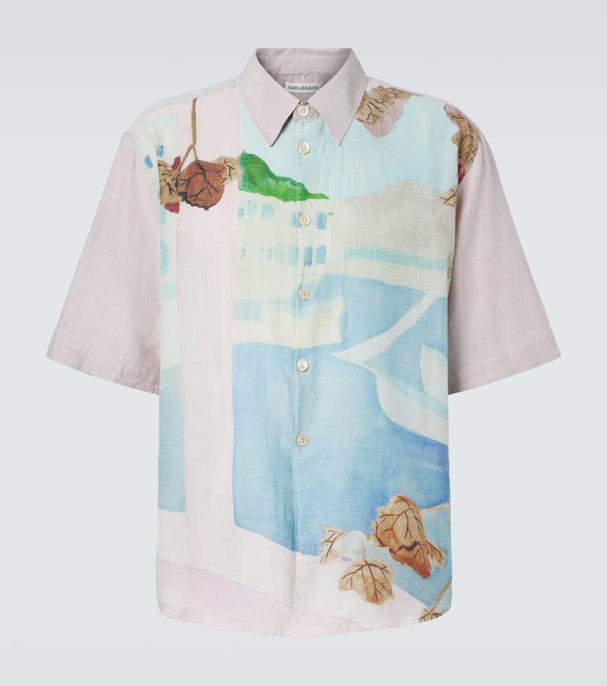 Our Legacy Beyond cotton and silk bowling shirt