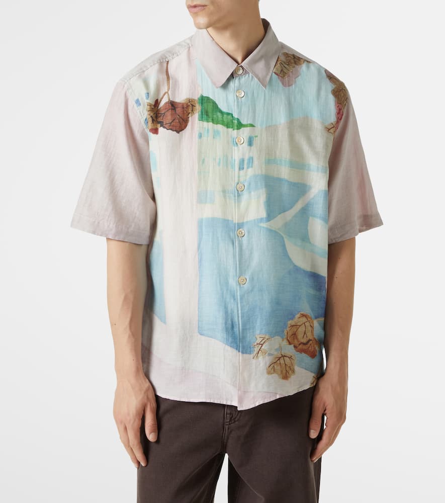 Our Legacy Printed Short Sleeve Lightweight Fabric Shirt