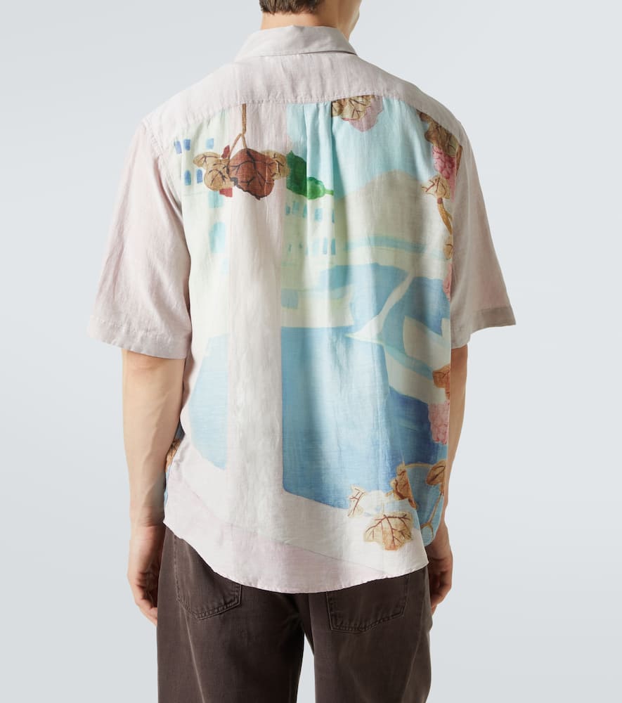 Our Legacy Printed Short Sleeve Lightweight Fabric Shirt