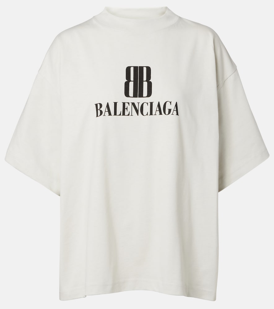 Balenciaga Logo cotton jersey T-shirt