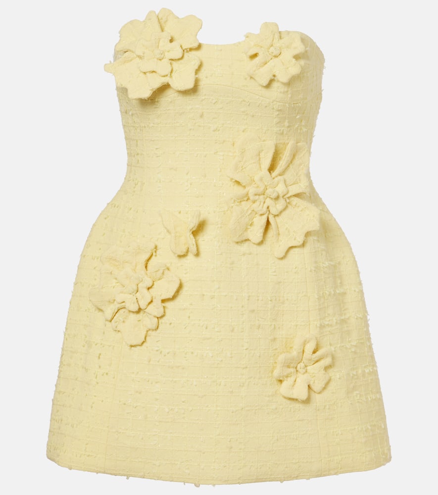 Rosario tweed bustier dress
