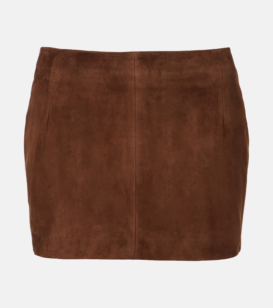 Avery suede miniskirt
