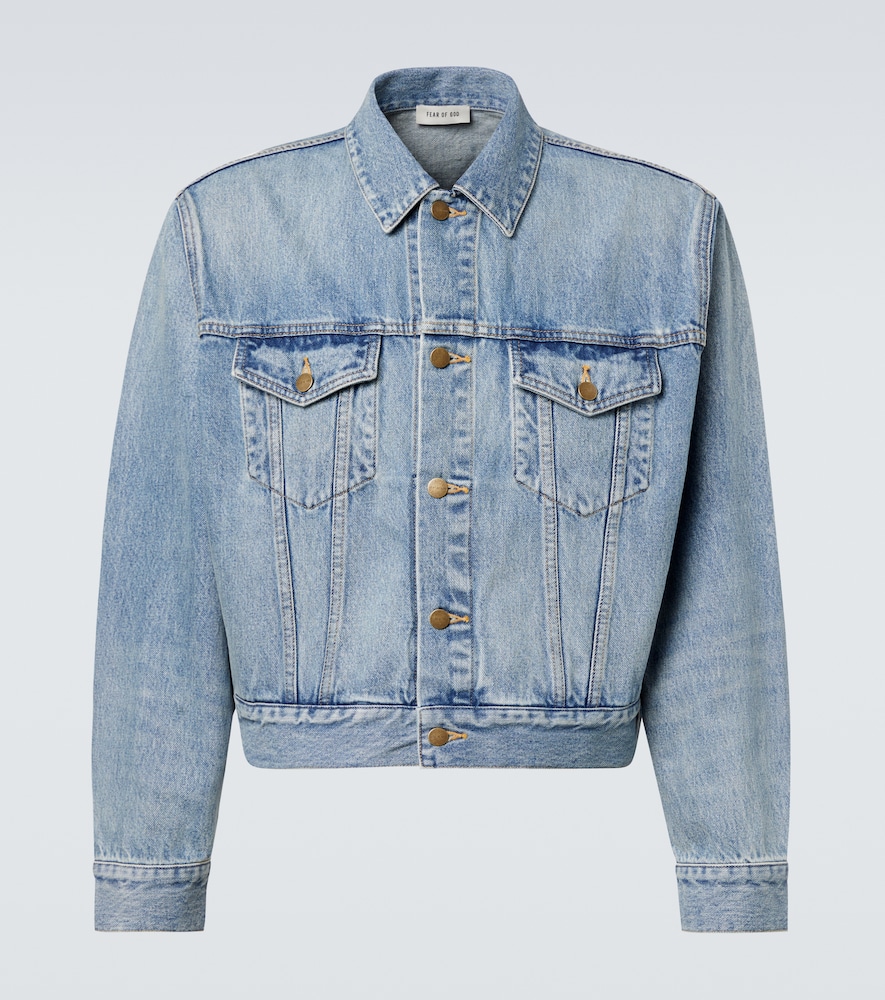 Fear of God Trucker Cropped Denim Jacket