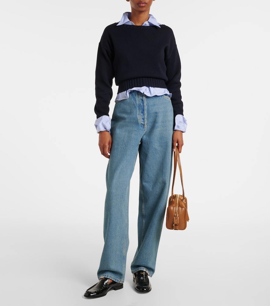 Prada High-rise straight jeans