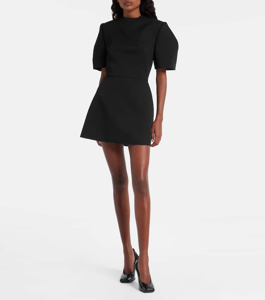 Givenchy Wool Minidress In Black
