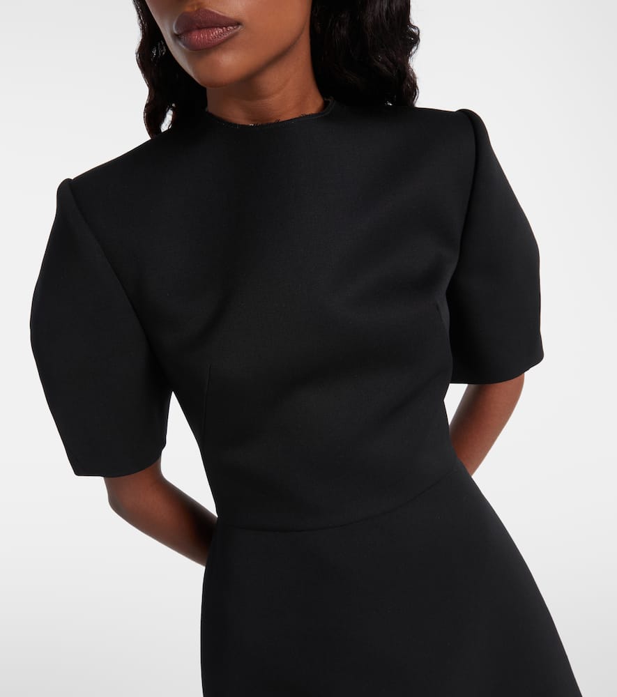 Givenchy Wool Minidress In Black