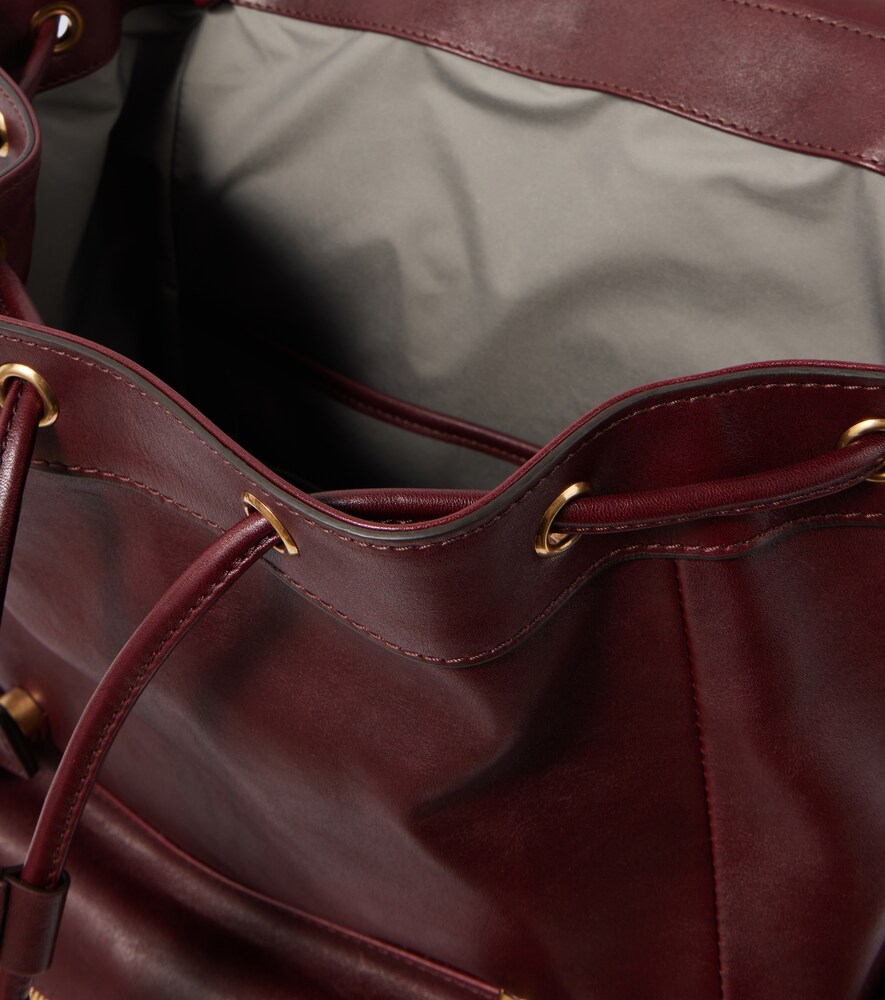  Brunello Cucinelli Brunello Cucinelli Leather Backpack 