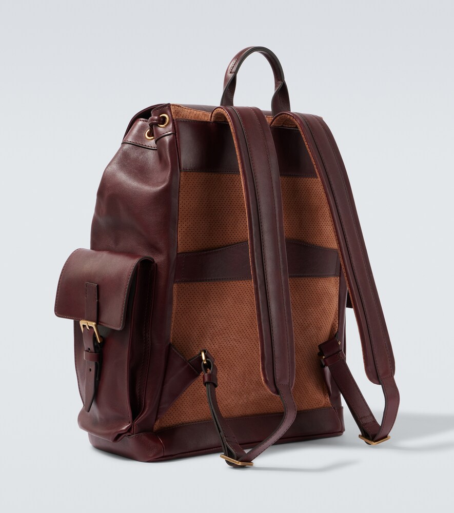  Brunello Cucinelli Brunello Cucinelli Leather Backpack 