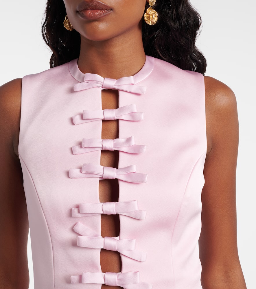 Rebecca Vallance Aymee Minikleid Mit Schleifendetail In Pink