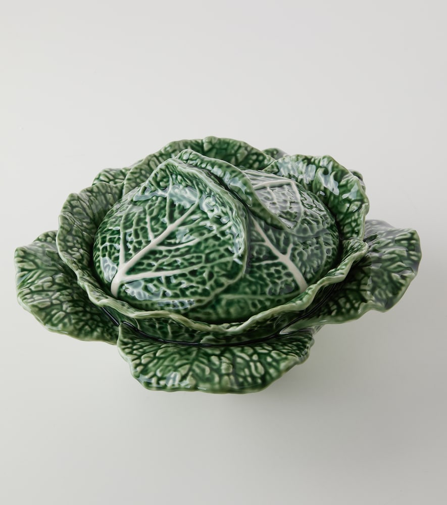  Bordallo Pinheiro Bordallo Pinheiro Couve Ceramic Tureen 