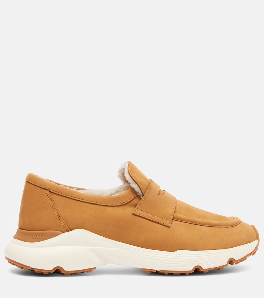  Tod's Tod's Shearling-lined Suede Sneakers 