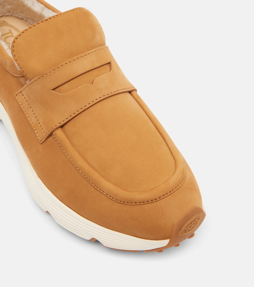  Tod's Tod's Shearling-lined Suede Sneakers 
