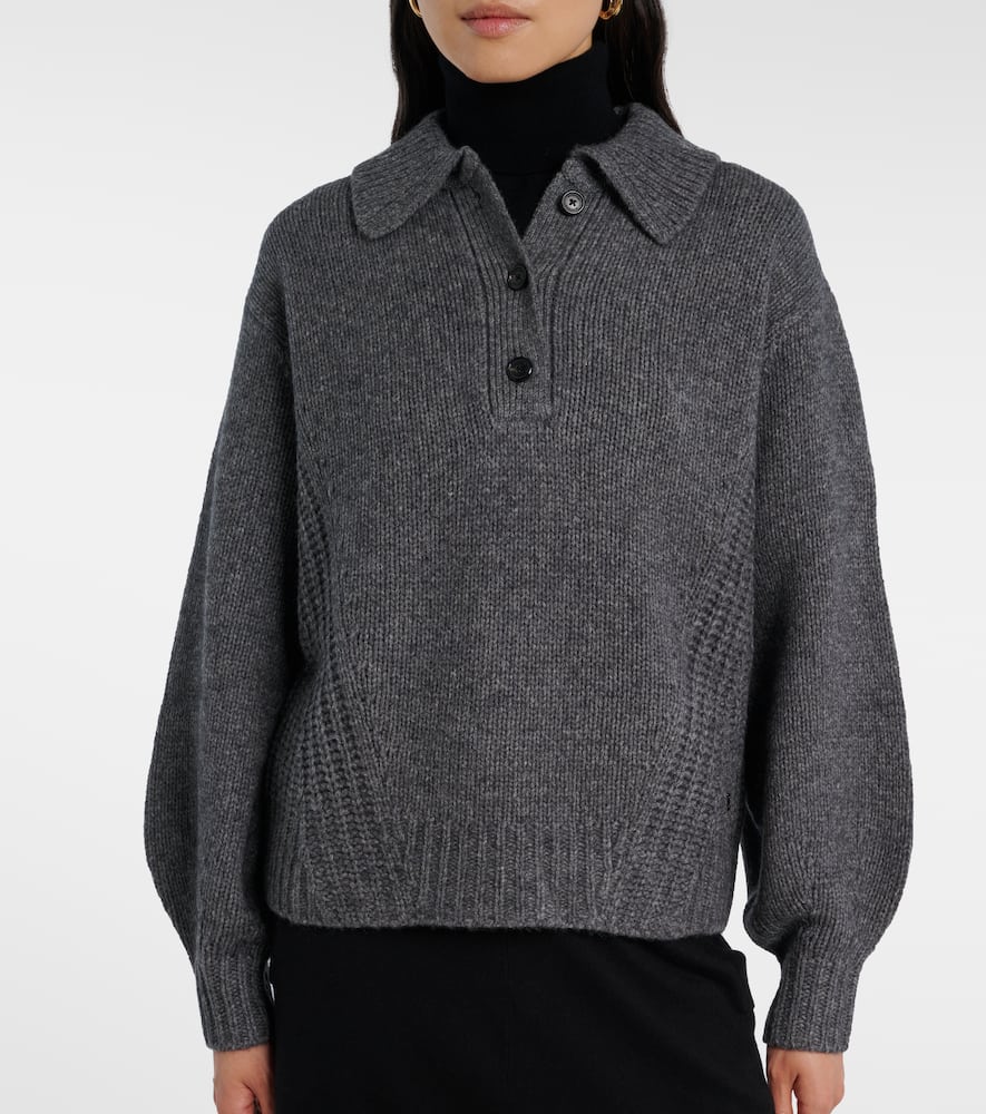 Bogner Jojo Yak Polo Sweater In Gray