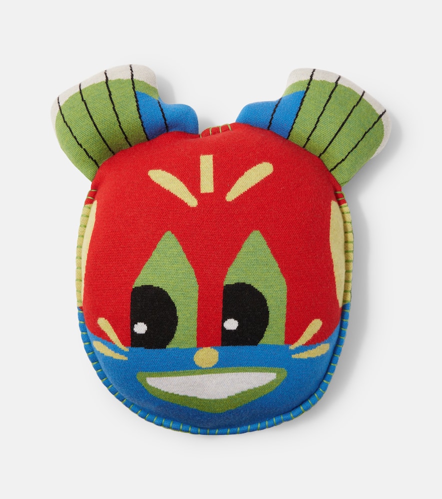 Loewe X Louis Wain Wool Jacquard Cushion In Multi