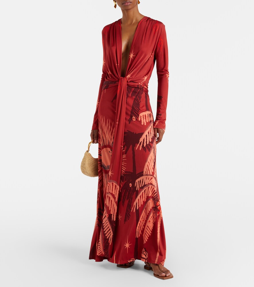 Johanna Ortiz Printed maxi dress