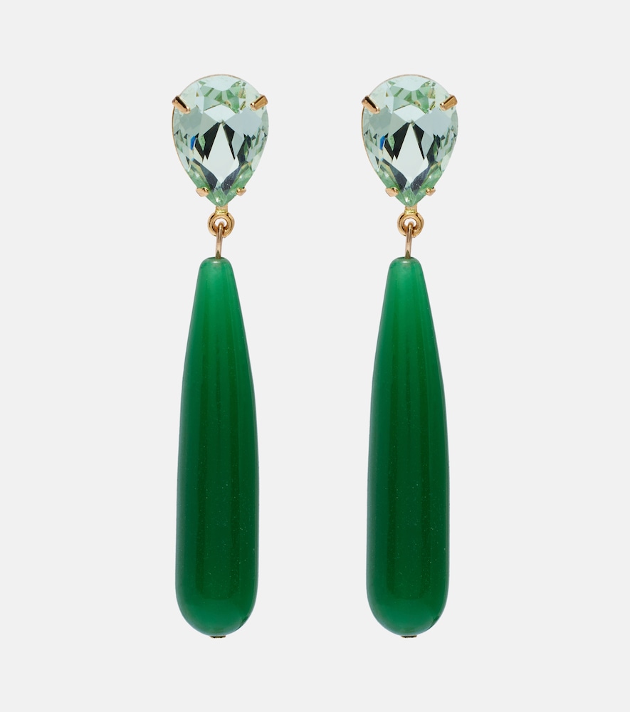 Jennifer Behr Caroline embellished drop earrings | Thumbnail 7